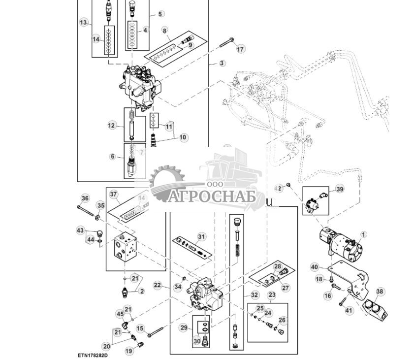 Клапан управления рулевой системы, система ActiveCommand Steering™ (804101 - ) - ST899413 563.jpg